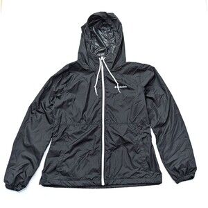 Columbia Flash Forward light Weight Black Jacket Windbreaker Woman's Medium